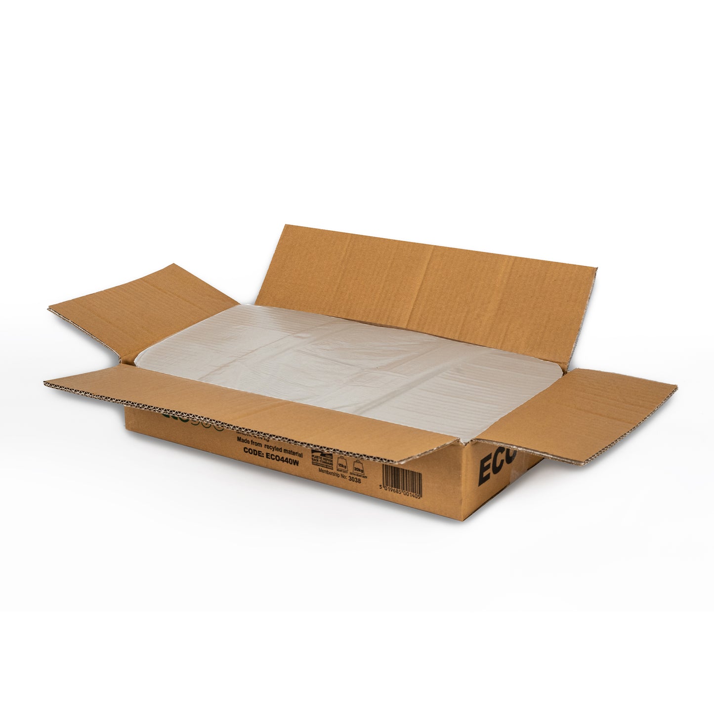 Clear Heavy Duty Compactor Sacks 20kg CHSA Recycled Material 20X34X47 100 Bags